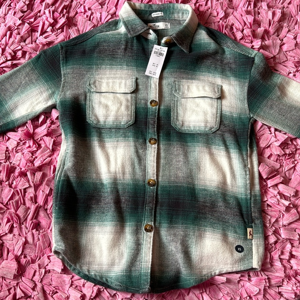 Brand new boyfriend fit flannel shirt